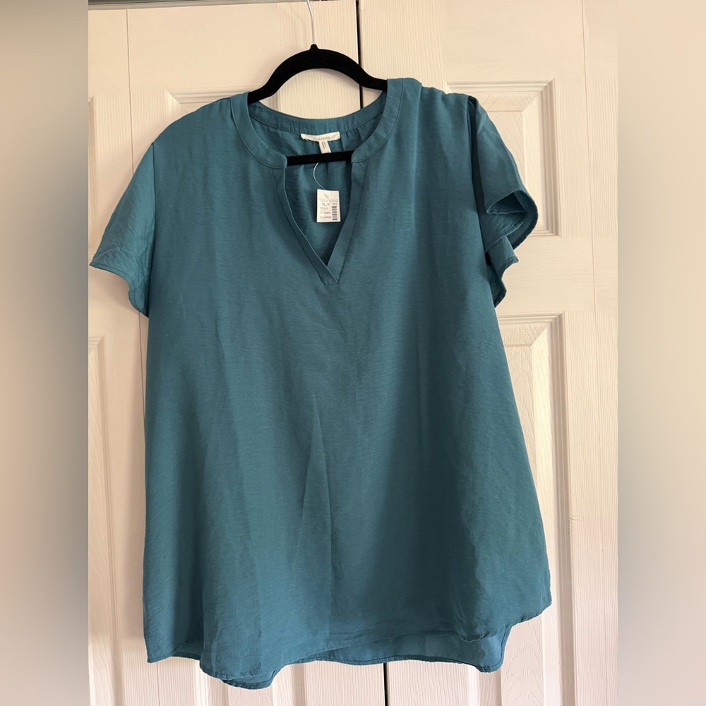 Maurices Teal Short-Sleeve
